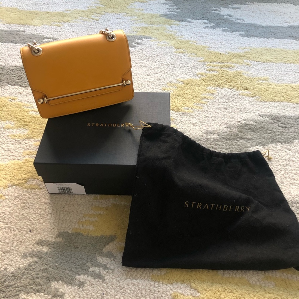 Strathberry East West Mini in Blossom Yellow